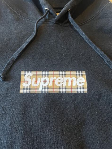 supreme x burberry 1997|supreme x burberry hoodie.